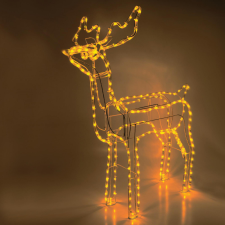 Szarvas rope-light, 85x98,5 cm karácsonyfa izzósor