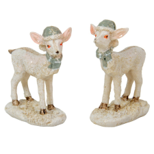  Szarvas sapkában glitteres poly M5cm dekorációs kellék