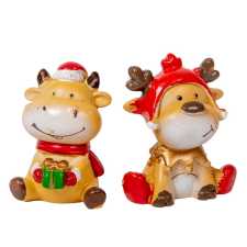  Szarvas ülő cuki poly M5,5cm dekorációs kellék