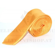 Szatén slim nyakkendő - Aranysárga