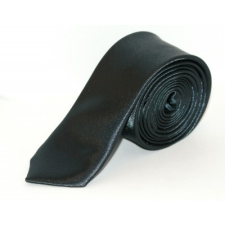  Szatén slim nyakkendő - Sötétszürke nyakkendő