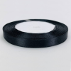  Szatén szalag 1cm széles fekete