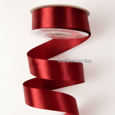  Szatén szalag 25 mm x 22.86 m - Bordó szalag, masni