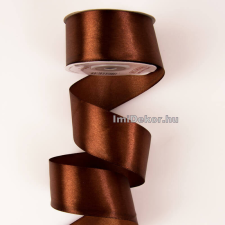 Szatén szalag 38 mm x 22.86 m - Sötétbarna szalag, masni