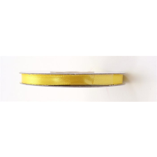 . Szatén szalag, 6 mm, sárga szalag, masni