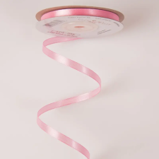  Szatén szalag 6mm x 22.86m - Rózsaszín dekorációs kellék