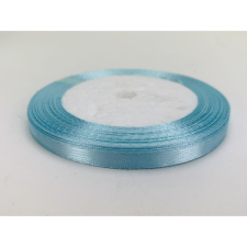 Szatén szalag, babakék - 6mm x 22m/tekercs rövidáru
