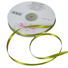  Szatén szalag Green 6mmx50m dekorációs kellék