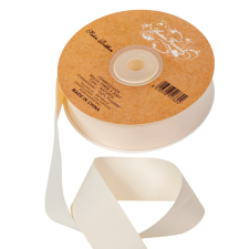  Szatén szalag matt Natural 25mmx20m dekorációs kellék