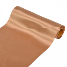  Szatén tekercs 101 sötét drapp 23cm x10m dekorációs kellék