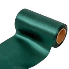  Szatén tekercs 194 smaragdzöld 12cmx10m dekorációs kellék