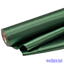 Szatén tekercs 23cm x 10m - Sötétzöld dekorációs kellék