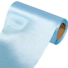  Szatén tekercs 52 babakék 12cmx10m dekorációs kellék