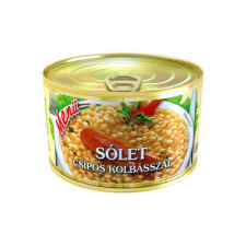 SZEGEDI MENÜ SÓLET CSÍPŐSKOLBÁSSZAL 400G konzerv
