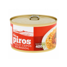 SZEGEDI PAPRIKA ZRT Piros Sólet Csípős Kolbásszal 400 g konzerv