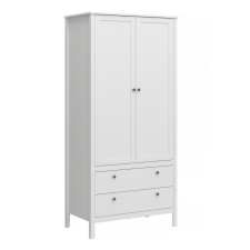  Szekrény 2D2S, fehér, OLJE bútor