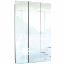  szekrény, 3 - ajtós, fehér extra magasfényű, GWEN 70427 bútor