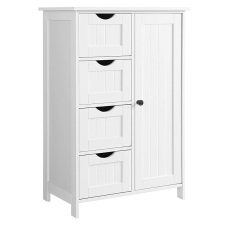  Szekrény/polcállvány, fehér, STORMI fürdőszoba bútor