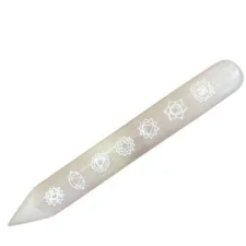  Szelenit Pálcika - 16 cm (Egyik vége hegyes) 7 Chakra gyógyhatású készítmény