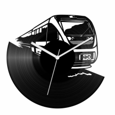  Személyvonat bakelit óra falióra