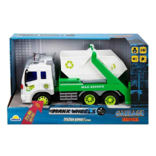 Szemetes újrahasznosító gép, Maxx Wheels, 1:16 autópálya és játékautó
