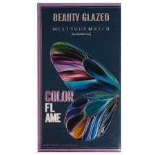 Szemhéjfesték sminkkészlet, Beauty Glazed, Color Flame, B110 szemhéjpúder