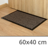  Szennyfogó szőnyeg, lábtörlő, gumírozott hátoldallal (60x40 cm) barna