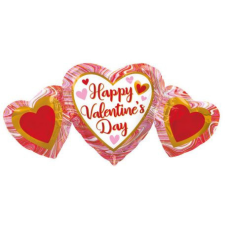 Szerelem Happy Valentine's Day fólia lufi 86 cm party kellék