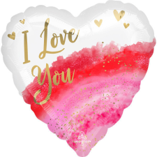 Szerelem I love You, Szeretlek fólia lufi 43 cm party kellék