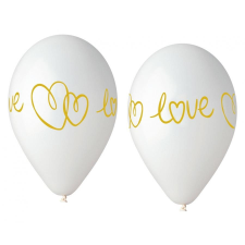 Szerelem Love léggömb, lufi 5 db-os 13 inch (33 cm) party kellék