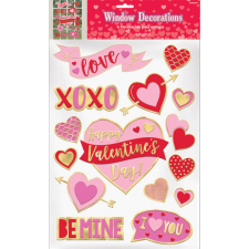 Szerelem Valentine&#039;s Day, Valentín Nap Ablak matrica 15 db-os matrica
