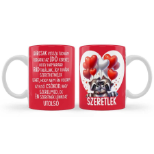 Szerelmes bögre, Szeretlek, mosómaci bögrék, csészék