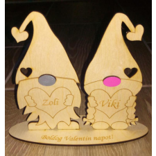  Szerelmes manó pár dekorációs kellék