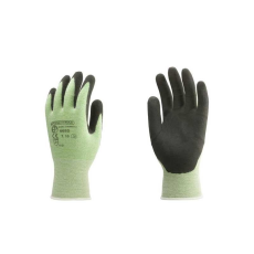  SZERELŐKESZTYŰ, EUROBAMBOU, TENYÉREN FEKETE NITRILLEL (10)