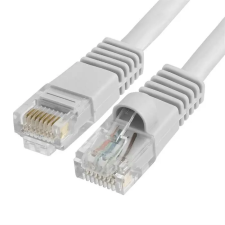  Szerelt patch kábel UTP Cat5e 5 m PVC SZÜRKE kábel és adapter