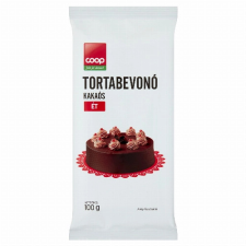 Szerencsi Bonbon Kft. Coop kakaós ét tortabevonó 100 g csokoládé és édesség