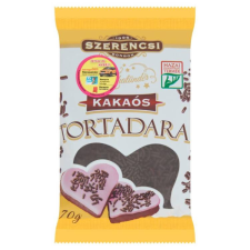 SZERENCSI KONYHATÜNDÉR TORTADARA KAKAÓS 70G alapvető élelmiszer
