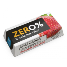  Szerencsi Zéró Epres Krémmel Töltött Tejcsokoládé Édesítőszerrel 21g csokoládé és édesség