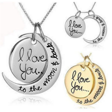  Szeretlek a Holdig és vissza nyaklánc nyaklánc