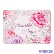  Szeretlek Anya feliratos tábla 7x5 cm 4db/csomag dekorációs kellék