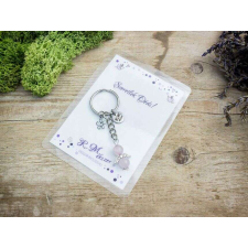  Szeretlek Dédi kulcstartó rózsakvarccal kulcstartó