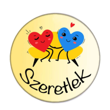 Szeretlek kitűző kitűző