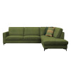  Széthúzható ülőgarnitúra, olíva zöld, jobbos, ERMON ROH