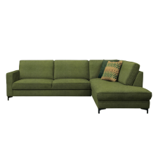 Széthúzható ülőgarnitúra, olíva zöld, jobbos, ERMON ROH bútor