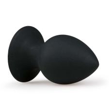 szexvital.hu EasyToys Round Butt Plug XL - anál dildó (fekete) - extra nagy anál