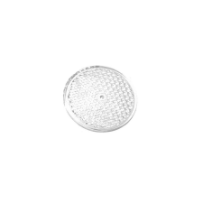 Sziklai Prizma, kerek, fehér, furattal, Ø80mm autóalkatrész