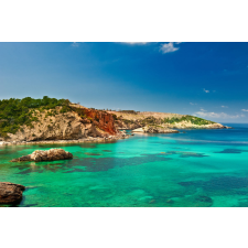  Sziklás tengerpart tapéta, 300 x 250 cm tapéta, díszléc és más dekoráció