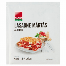 Szilasfood Kft. Coop lasagne mártás alappor 48 g alapvető élelmiszer