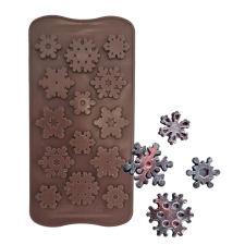  Szilikon bonbon és csokoládé forma-hópehely sütés és főzés