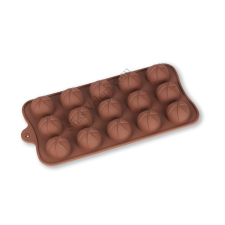 Szilikon bonbon forma – 15 vágott félgömb alakú mintával sütés és főzés